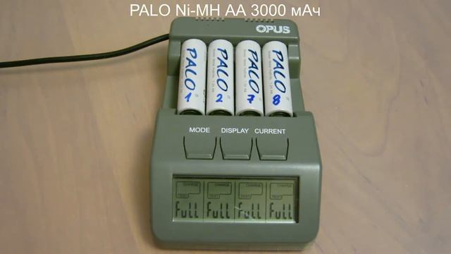 VS-12. PALO Ni-MH АА 3000 мАч. Часть 2. Тренировка аккумуляторов смотреть онлайн