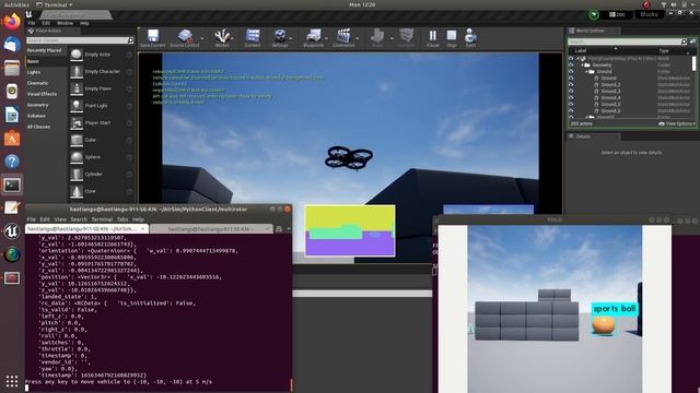 Real-time object detection by using yolo v4 for airsim смотреть онлайн