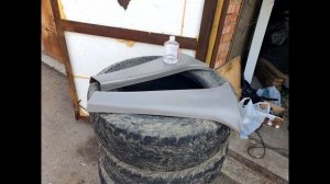 Как покрасить пластик салона своими руками!