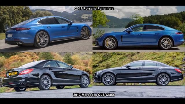 NEW Car 2017 Porsche Panamera Vs 2016 Mercedes CLS-Class - Perfect Coupe смотреть онлайн