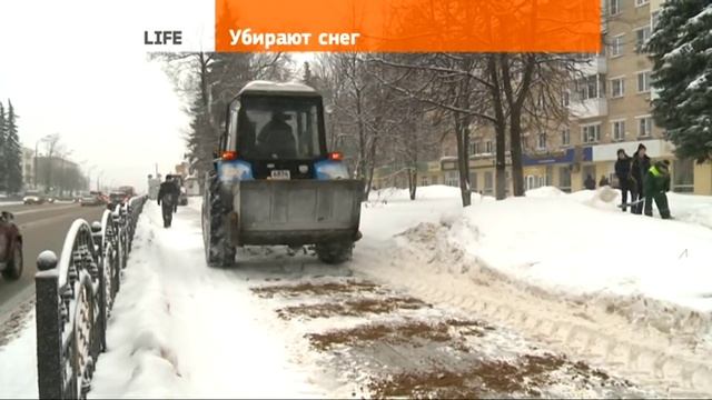 Зимняя очистка в Сергиевом Посаде смотреть онлайн