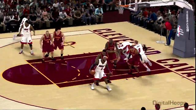 NBA 2K11 - LeBron James returns home, drops 38 on Cavs смотреть онлайн