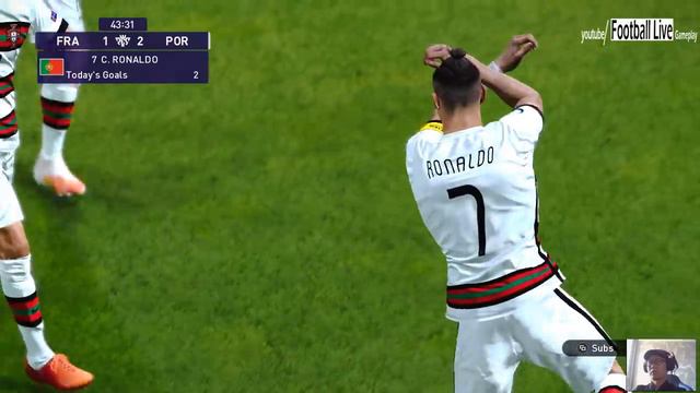 PES 2021 | France vs Portugal | Full Match | C.Ronaldo vs France | Free Kick Goal Pogba | Gameplay смотреть онлайн
