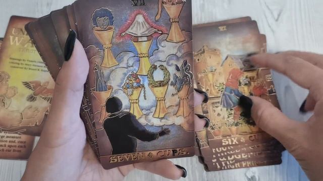 Gold foil tarot Винтаж!!!Великолепная колода карт таро с Алиэкспресс AliExpress смотреть онлайн