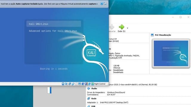Configurando placa de rede USB no Kali Linux Virtual Box смотреть онлайн