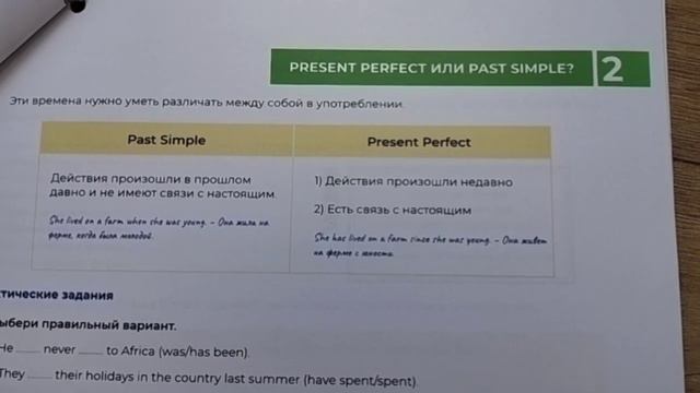 Present Perfect и Past Simple смотреть онлайн
