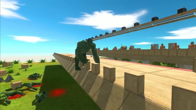 HUGE MONSTER HULK vs SHINCHAN HULK DEATH RUN and CHOP in ANIMAL REVOLT BATTLE SIMULATOR смотреть онлайн