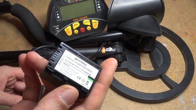 Купил новые батарейки аккумуляторы для металлоискателя мд 3028