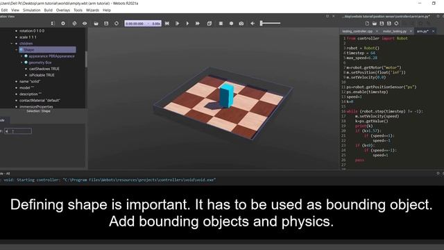 How to add a position sensor/ position encoder in #webots || How to change axis of rotation смотреть онлайн