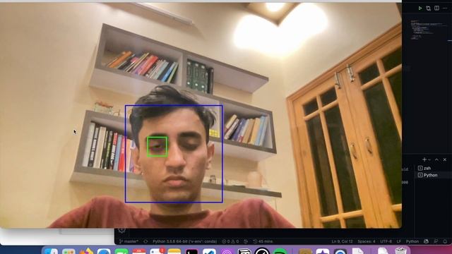 Face and Eye Detection In Python Using OpenCV смотреть онлайн