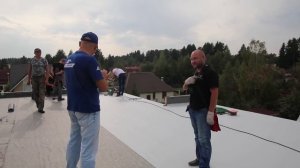 ПЛОСКАЯ КРЫША. ПВХ МЕМБРАНА. Технология. Монтаж. Испытание. "Строй и Живи"