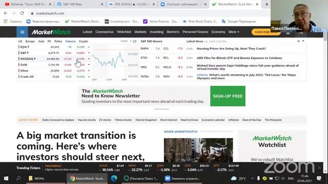 Обзор рынка иностранных акций: Facebook, Micron, Boeing, CarParts смотреть онлайн
