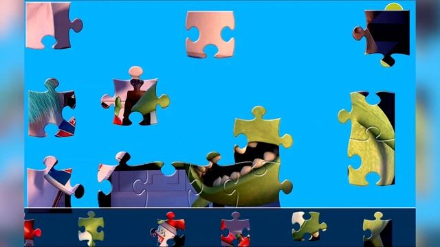 MONSTERS UNIVERSITY Disney Puzzle Games Rompecabezas MIKE Kids Learning Toys Puzzles смотреть онлайн