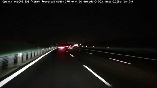 OpenCV YOLO Object Detection at Night - Adrian Rosebrock (pyImageSearch) implementation смотреть онлайн