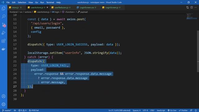 Implementing Redux in MERN Stack - MERN Stack Tutorial #11 смотреть онлайн