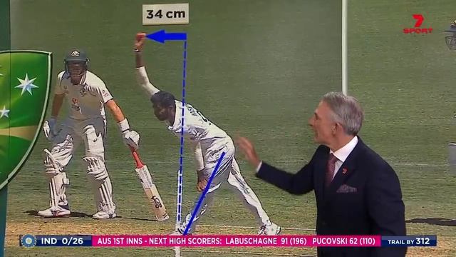 India's gun fast bowler Jasprit Bumrah's unique bowling action. смотреть онлайн