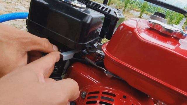 HONDA Gx 120 양수기 사용법