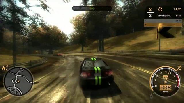 NFS Most Wanted-прохождение 14 номера в черном списке:TEZ смотреть онлайн