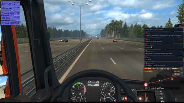 ETS 2 Карта Минск-Москва-Крым V4.6 смотреть онлайн