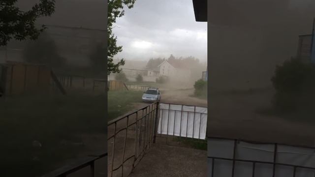 Начало урагана в Дзержинске Нижегородской Области смотреть онлайн