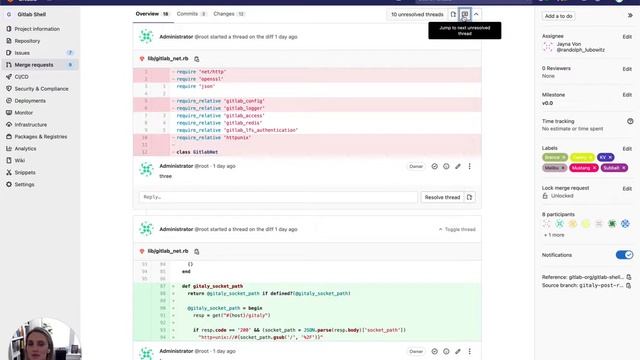 Jump to next open thread button смотреть онлайн