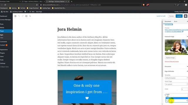 How To Edit And Customize Single Page - Section: Gucherry WordPress Blog Theme смотреть онлайн
