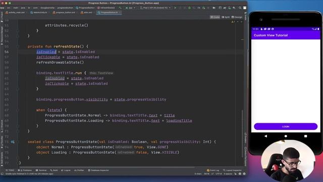 Como criar uma Custom View no Android - Componente Progress Button #04 смотреть онлайн