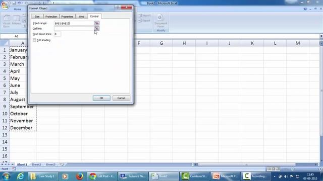 Add a Combo Box in Worksheet смотреть онлайн