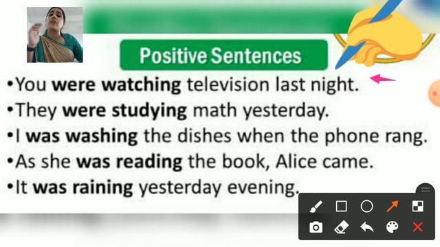 Class 9th Past continuous Tense смотреть онлайн