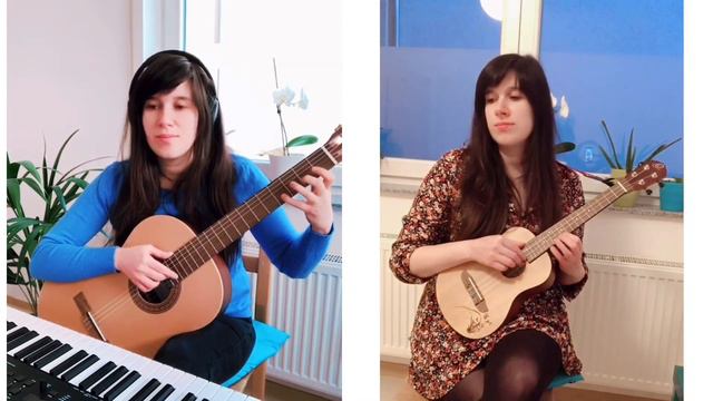J.S. Bach: Prelude in C Minor BWV 934 on Ukulele and Guitar смотреть онлайн