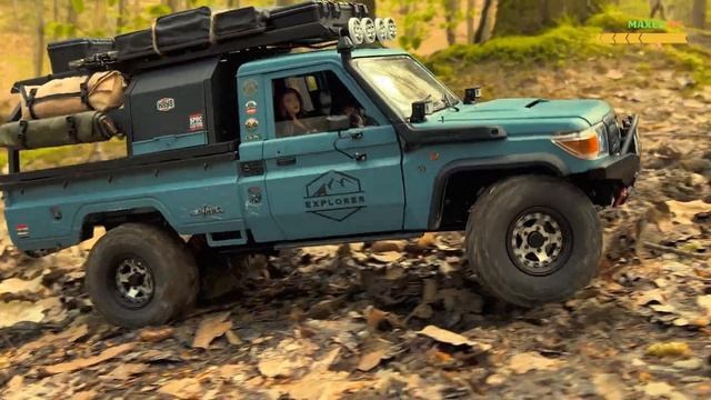 Scale Offroad RC Crawler: TOYOTA Land Cruiser Killerbody LC70 4x4 Adventure On BRX01 Chassis