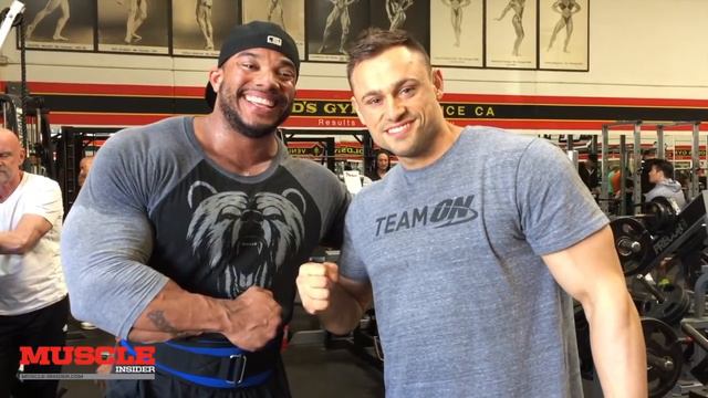 Sergio Oliva Jr Trains Quads With Chris Cormier