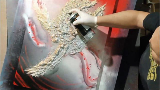 Spray Painting Abstract Phoenix 3D (By: Spray Paint Art JB) смотреть онлайн