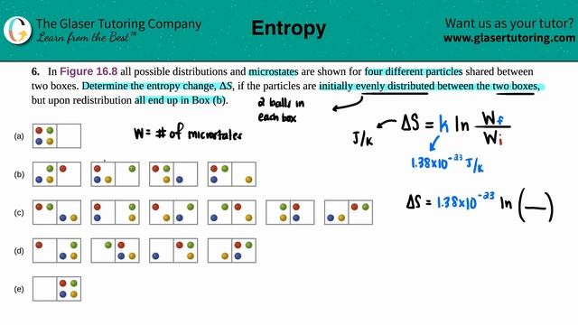 16.6 | In Figure 16.8 all possible distributions and microstates are shown for four different смотреть онлайн