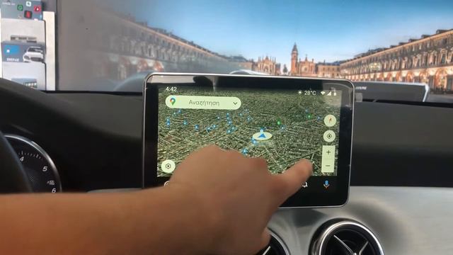 Mercedes GLA 2017 ME APPplay Size UP Apple CarPlay AndroidAuto MirrorLink смотреть онлайн
