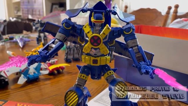 Bumblebee Steve - Transformers Collaborative X-Men Ultimate X-Spanse смотреть онлайн