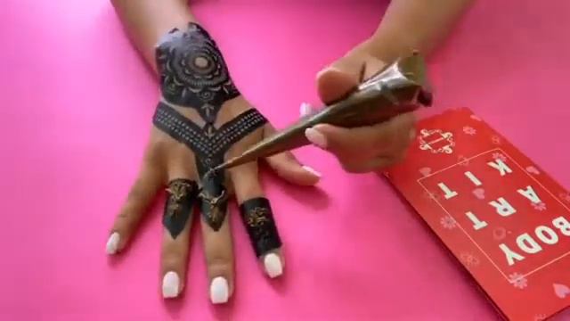 How To Camellia Henna Stencil смотреть онлайн