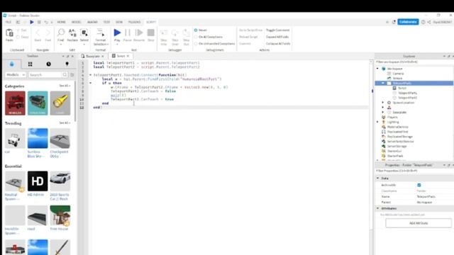 КАК СДЕЛАТЬ ТЕЛЕПОРТ В РОБЛОКС СТУДИО?! смотреть онлайн