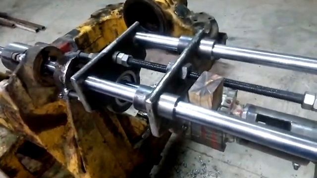 Самодельный расточной станок ( борштанга ). смотреть онлайн
