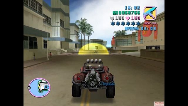 Второй тест Sades SA-701 TPower (GTA Vice City Race)