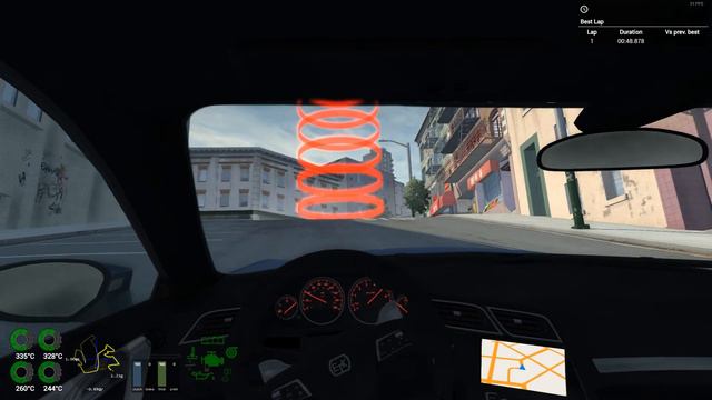 Реальный гонщик играет в BeamNG drive!!! смотреть онлайн