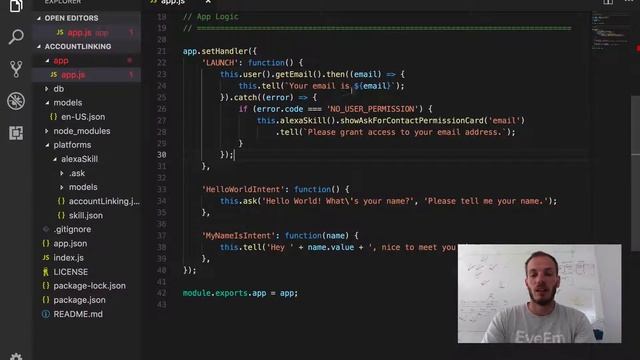 How to use Alexa Skill Contact Permissions with Jovo смотреть онлайн
