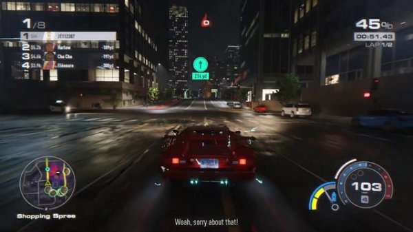 NFS UNBOUND - SHOPPING SPREE (STREET RACE)