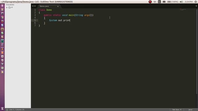 Java Tutorials for beginners Part 10 First Program in Ubuntu Hindi/Urdu смотреть онлайн
