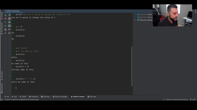 Python Variables - Ep 3 смотреть онлайн