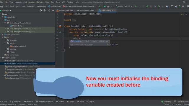 Android ViewBinding - Kotlin смотреть онлайн