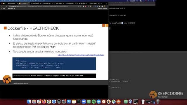 ¿Qué es Dockerfile HEALTHCHECK? смотреть онлайн