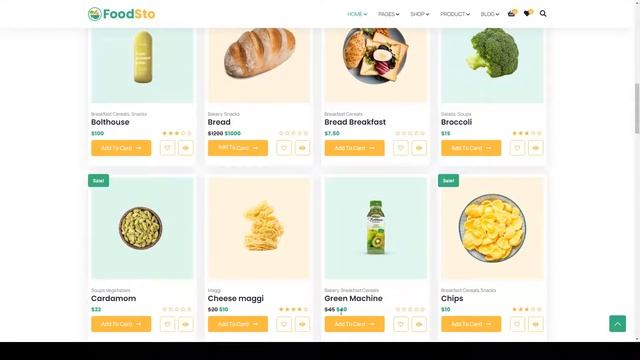 Foodsto Grocery and Food Store Hbs Scss and Html Theme vegetables eco смотреть онлайн