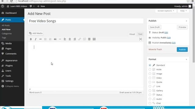 WordPress Course - Class 5 - Creating New Posts смотреть онлайн