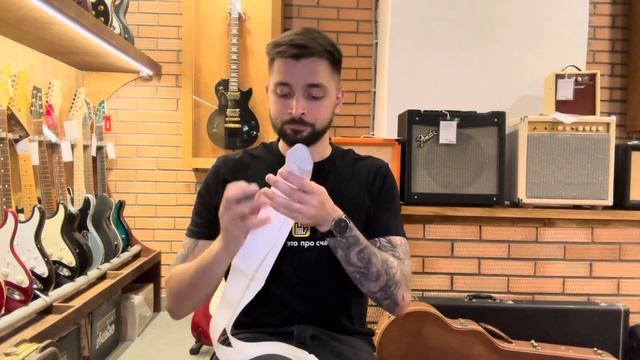 Обзор ремня для гитары Ernie Ball 4036 Polypro White | SKIFMUSIC.RU смотреть онлайн